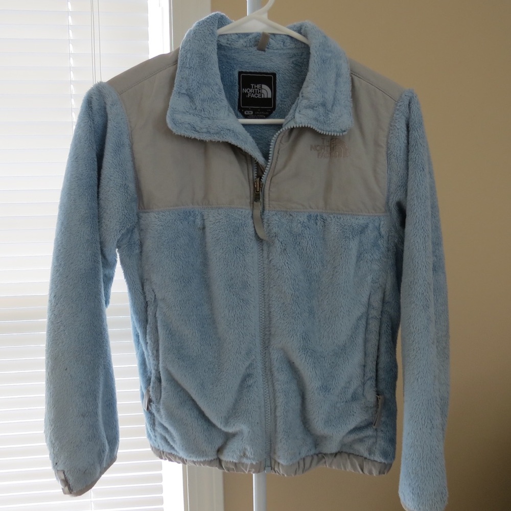 Light blue North-face jacket